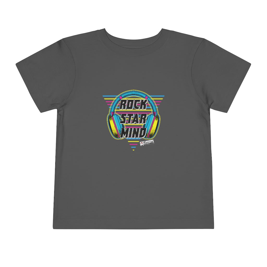 Rockstar Mind Neon Headphones - Toddler Short Sleeve Tee